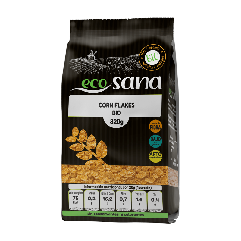Corn Flakes Bio 320G Ecosana Drasanvi