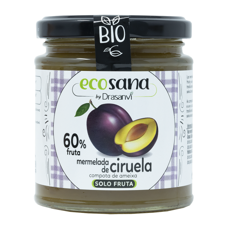 Mermelada Extra Ciruela Bio 255G Ecosana Drasanvi Mermelada Extra Ciruela Bio 255G Ecosana Drasanvi