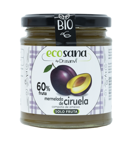 Mermelada Extra Ciruela Bio 255G Ecosana Drasanvi