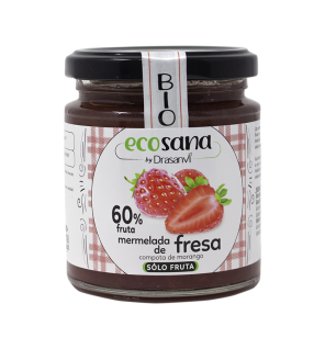 Mermelada Extra Fresa Bio 255G Ecosana Drasanvi
