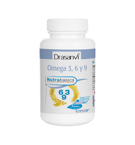 Omega 3-6-9 1000Mg Bote 100 Perlas Nutrabasicos  Drasanvi