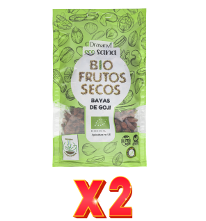 Pack de 2 unidades Bayas Goji Bio 150G Doypack Frutos Secos Ecosana Drasanvi