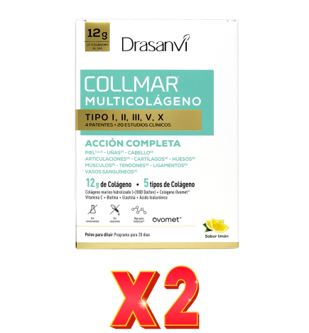 Pack de 2 unidades Collmar Multicolageno Limon 260G  Drasanvi
