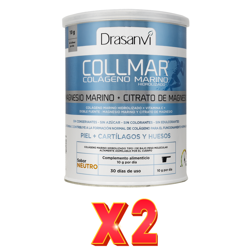 Pack de 2 unidades F24 Collmar Magnesio Neutro 300G Drasanvi Pack de 2 unidades F24 Collmar Magnesio Neutro 300G Drasanvi