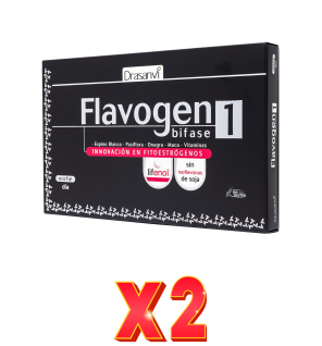 Pack de 2 unidades Flavogen Bifase 1 60 Capsulas  Drasanvi