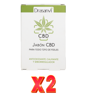 Pack de 2 unidades Jabon Cbd 100G  Drasanvi
