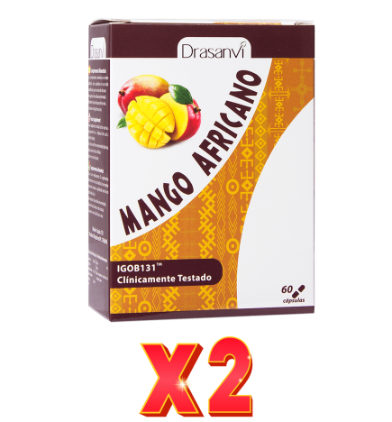 Pack de 2 unidades Mango Africano 60 Capsulas  Drasanvi