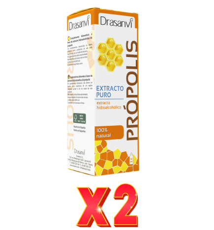 Pack de 2 unidades Propolis Extracto Con Alcohol 50Ml  Drasanvi