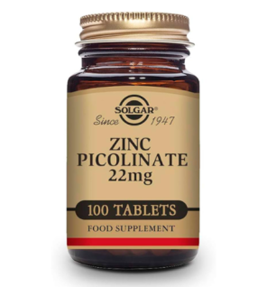 Picolinato Zinc 100 Comprimidos Solgar