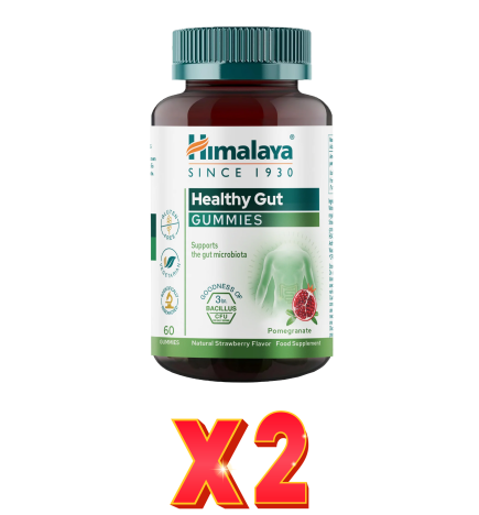 Pack de 2 unidades Healthy Gut Gummies 60S (Salud Intestinal) Himalaya