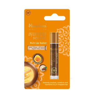 Bálsamo Labial Ayurveda Rich Butter 4G Stick Himalaya