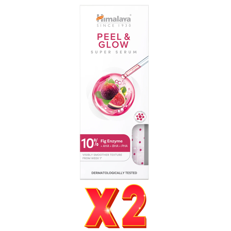 Pack de 2 unidades Sérum Exfoliación Y Luminosidad (Peel & Glow) 30 Ml Himalaya