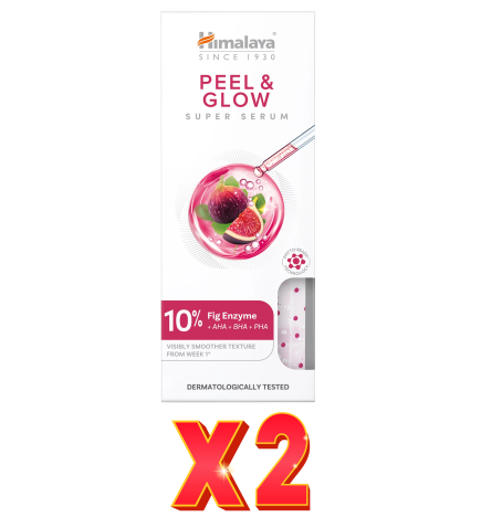 Pack de 2 unidades Sérum Exfoliación Y Luminosidad (Peel & Glow) 30 Ml Himalaya