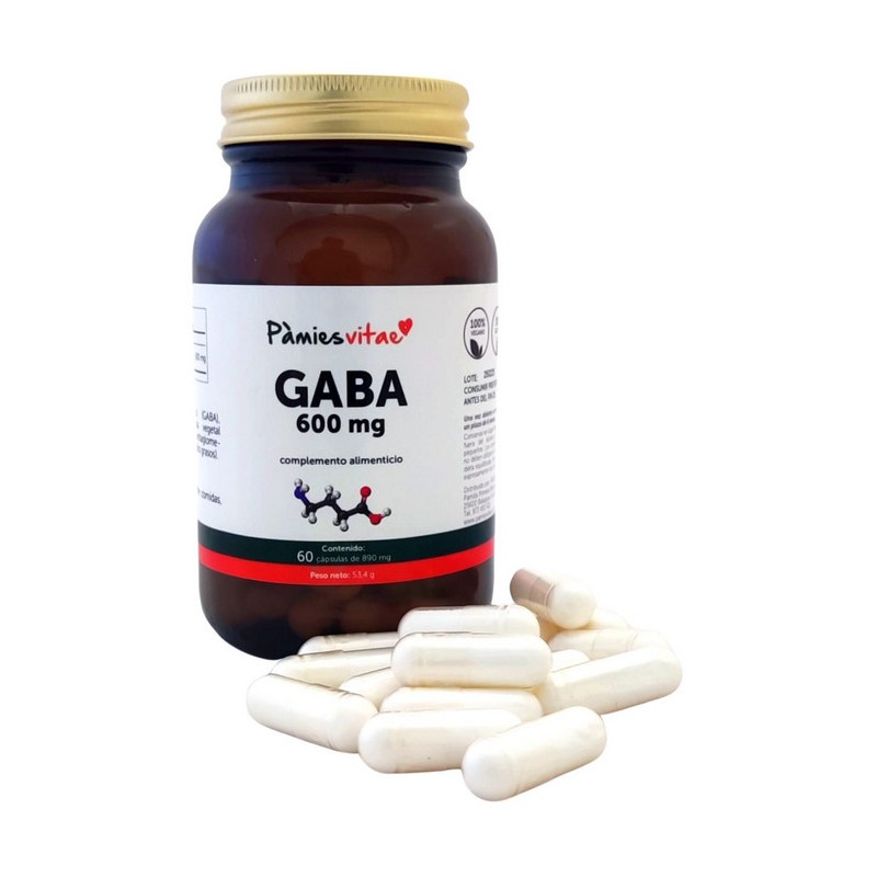 Gaba 600Mg 60 Cápsulas Pamies Vitae