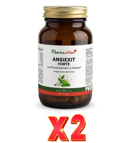 Pack de 2 unidades Ansiexit Forte 60 Cápsulas Pamies Vitae