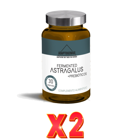 Pack de 2 unidades Fermented Astragalus 30 Cápsulas Bioserum Adaptogenius