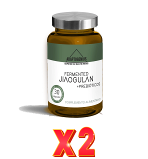 Pack de 2 unidades Fermented Jiaogulan 30 Cápsulas Bioserum Adaptogenius