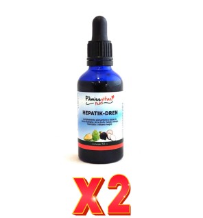 Pack de 2 unidades Tintura Hepatik-Dren (50 Ml) Frasco Pamies Vitae