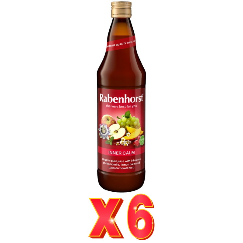Pack de 6 unidades Bebida Inner Calm Eco 750 Ml Rabenhorst