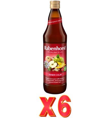 Pack de 6 unidades Bebida Inner Calm Eco 750 Ml Rabenhorst