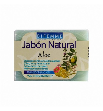 Jabon Aloe Vera 100 Gr Bifemme Ynsadiet