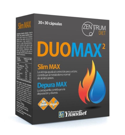 Duo-Max 2 30 Cápsulas Vegetales Ynsadiet