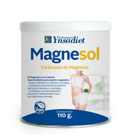 Carbonato De Magnesio. Magnesol 110 Gr Ynsadiet
