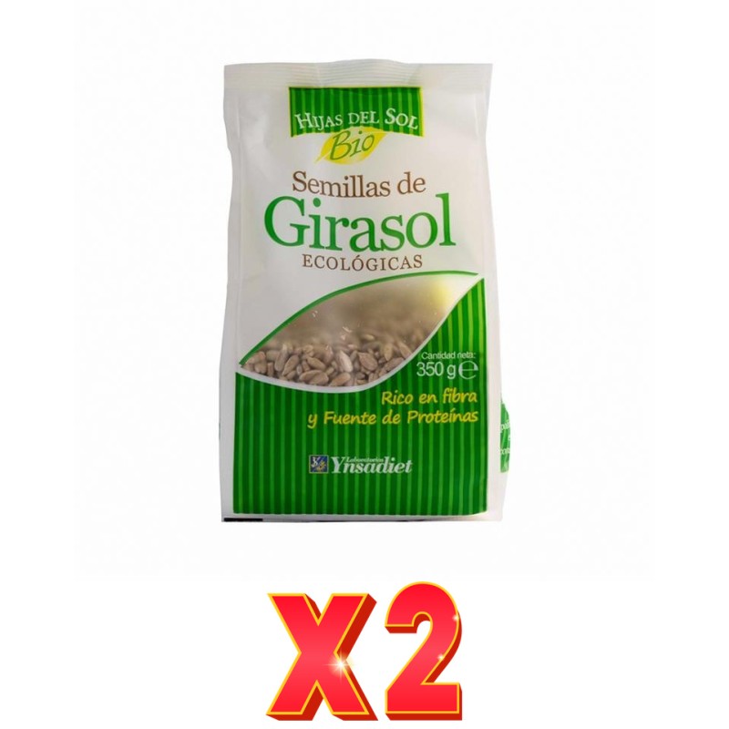 Pack 2 unidades Semilla De Girasol Bio 350 Gr Ynsadiet