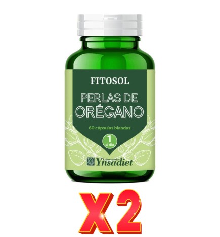 Pack de 2 unidades Oregano Fitosol 60 Perlas Ynsadiet