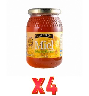 Pack 4 unidades Miel Multiflora 500 Gr Ynsadiet