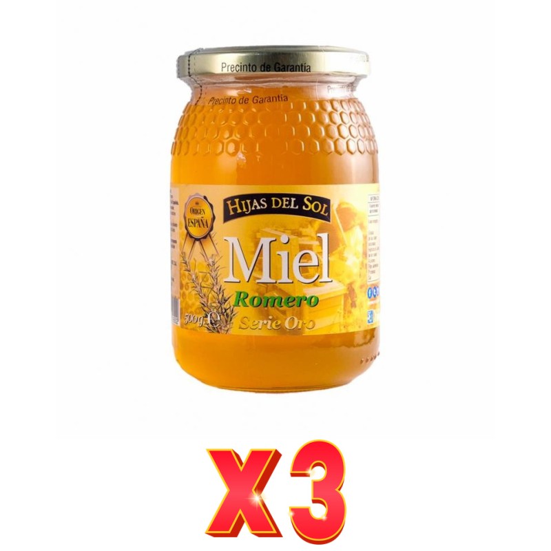 Pack de 3 unidades Miel Romero 500 Gr Ynsadiet
