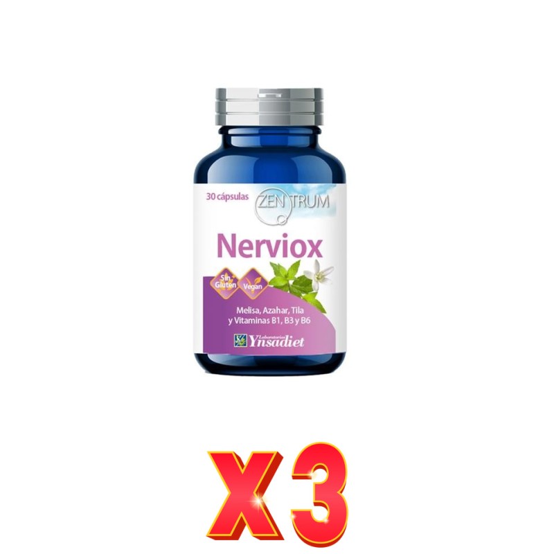 Pack 3 unidades Nerviox 30 Caps. V Ynsadiet