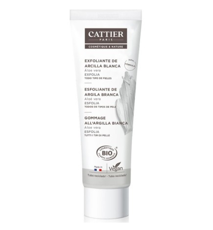 Exfoliante De Arcilla Blanca 100 Ml Cattier