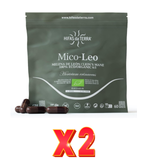 Pack de 2 unidades Mico-Leo+Vit C Eco  Doypack 60 Capsulas Hifas da Terra