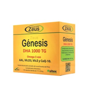 Genesis Dha Tg 1000 Omega 3 120 Capsulas Zeus
