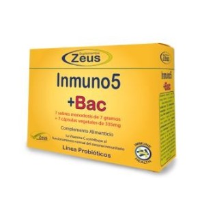 Inmuno5+Bac 7Sbrs+7 Capsulas Zeus