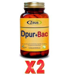 Pack de 2 unidades Dpur+Bac 90 Capsulas Zeus