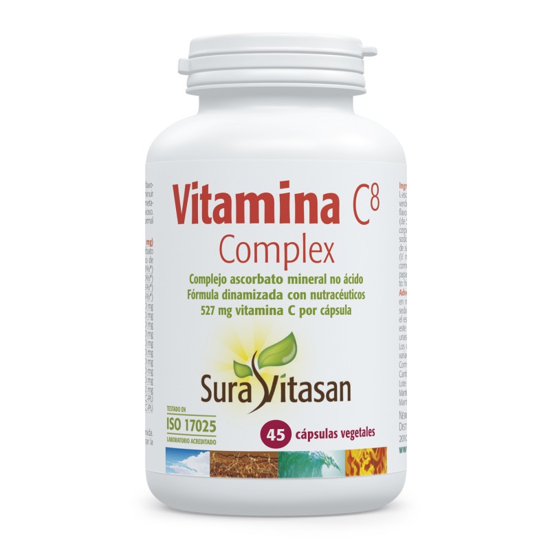 Vital C8 Complex 45 Cápsulas Sura Vitasan