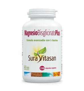 Magnesio Bisglicinato 120 Cápsulas Sura Vitasan