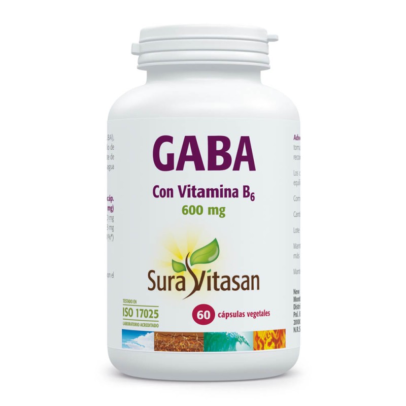 Gaba 60 Cápsulas Sura Vitasan Gaba 60 Cápsulas Sura Vitasan