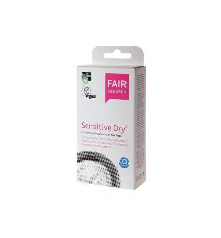Preservativos Sensitive Dry 10 Uds Fair Squared