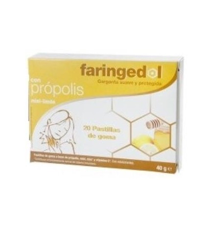 Faringedol Sabor Limon Miel 20Pastillas De Goma Faringedol