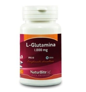 L-Glutamina 1.000Mg 60 Tabletas Naturbite