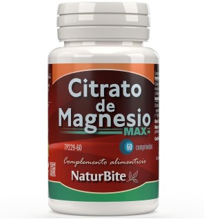 Citrato De Magnesio Max 60 Comprimidos Naturbite
