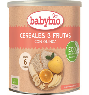 Cereales 3 Frutas Con Quinoa 6 Meses 220 Gr Bio Babybio