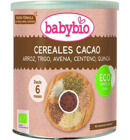 Cereales Cacao Con Quinoa 8 Meses 220 Gr Bio S/A Babybio
