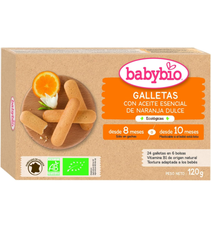 Galletas Dentición 8 Meses 120 Gramos Bio Babybio