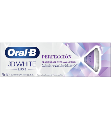 Pasta 3D White Luxe Perfection 75 Ml Oral-B