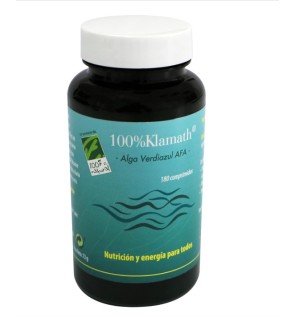 Alga Klamath (Alga Verdiazul Afa) 180 Comprimidos Cien Por Cien Natural Desperdicio Cero