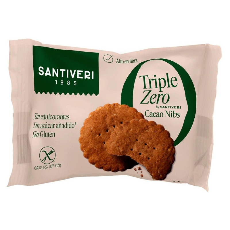 Galletas Nibs De Cacao Triple Zero 3 Unidades Santiveri Desperdicio Cero Galletas Nibs De Cacao Triple Zero 3 Unidades Santiveri Desperdicio Cero